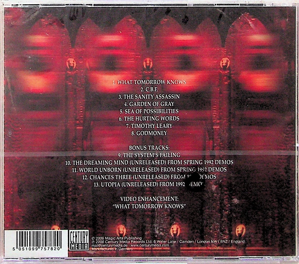 Nevermore -Self Titled -Remastered CD *NEW (Bonus Tracks/1992 Demos) Heavy Metal - Image 2 of 2