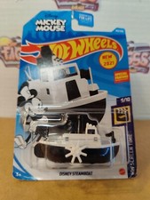 Hot Wheels Disney Steamboat Micky *195/250 HW Screen Time 9/10 GRX18 - M9C0