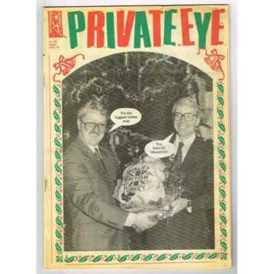Private Eye Magazine December 6 1991 mbox3077/c  No 782 ''It's the biggest turkey