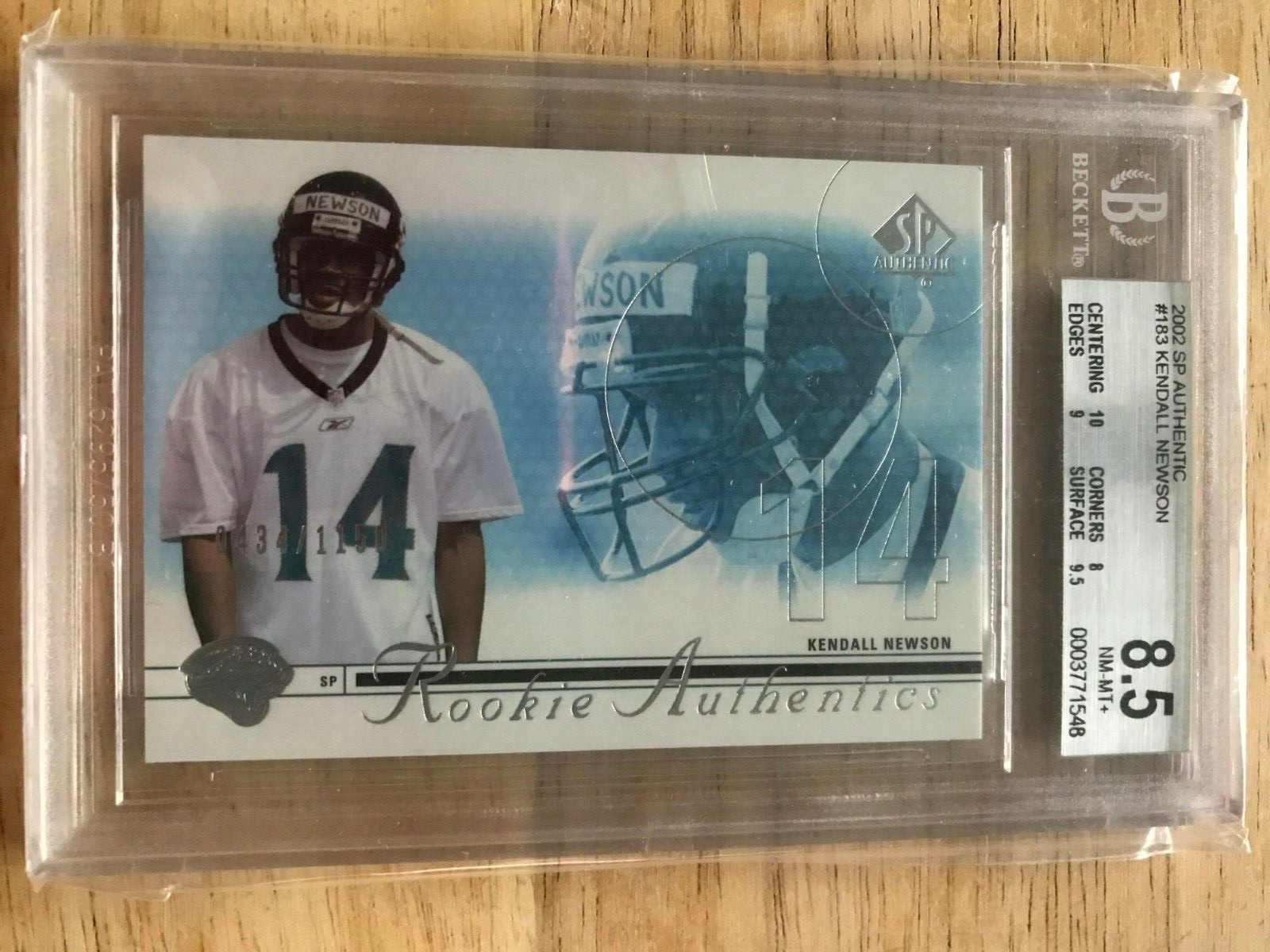 Kendall Newson SP Authentic #183 Base