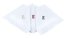 Monogrammed Handkerchiefs for Men - Soft Hankies for Men  Great Monogrammed ...