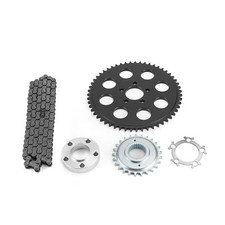 Chain Drive Conversion Kit For Harley Twin Cam Dyna Fat Bob Super Glide 06-17