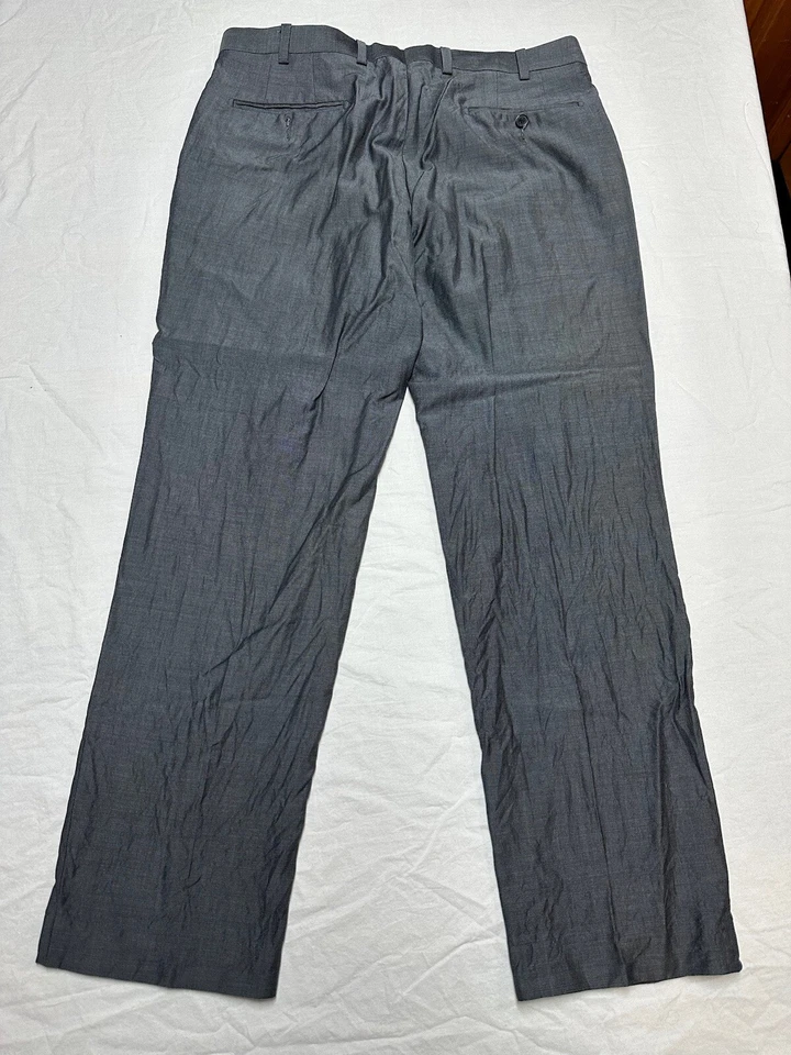 Para Hombres M&s Alfred Brown 36x28.5 Fino Worsted Autógrafo Gris Lana Inglaterra Foto 3 de 4