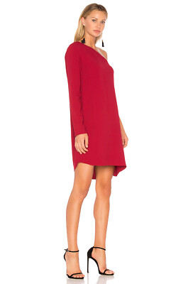 theory asymmetric drape dress in crepe Theory Draped Asymmetrical Dress In Silk Crepe - Black Multi