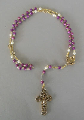 Ghirelli Rosenkranz mit Medaille Kreuz Mutter Gottes Jesus Christus GH 141020