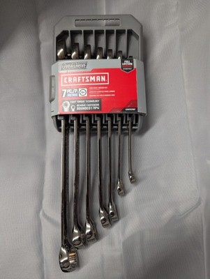 Craftsman OVERDRIVE 6 Point Metric Wrench Set 7 pc