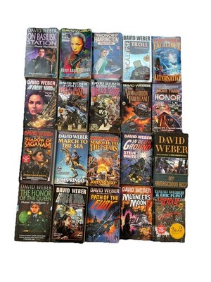 David Weber Sci-Fi Book Bundle Job Lot x 20 science fiction paperbacks 