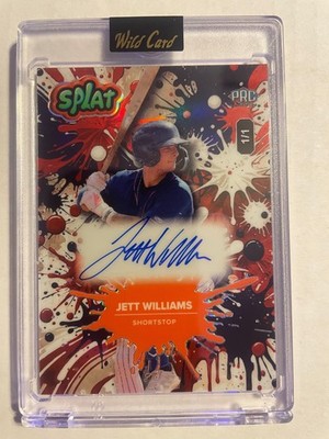 2025 Wild Card Splat Jett Williams PRC Autographs New York Mets #1/1 SSP Hot!!!