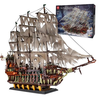 Muztaga Flying Dutchman Piratenschiff Bausatz, 3653 Teile Geisterschiff Modell Sh