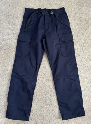 Levi's Light Weight Utility Cargo Pants Navy Blue Relaxed US Men 32x34