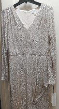 Calvin Klein Gold Glitter Dress