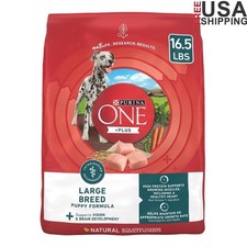 High Protein Puppy Food Large Breed Real Chicken DHA Glucosamine 16.5lb Kibble