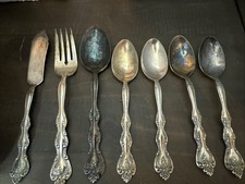 International INTERLUDE Silver Plate 1971 Silverware Flatware Mixed Set Of 7