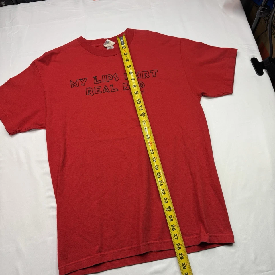 Camiseta De Colección Y2K 2005 Napoleon Dynamite "My Lips Hurt Real Bad" Talla Grande Foto 3 de 4