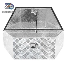 39"X16.5"X12" Trailer Tongue Box Aluminum Trailer Tool Box for Storage Toolbox