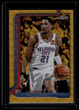 2025-26 Topps Chrome #196 Aaron Wiggins Gold Refractor #/50