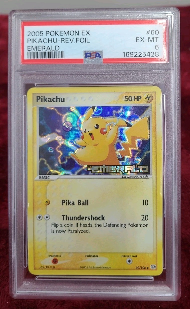Pikachu 2005 EX: Emerald #60 Reverse Holo Price Guide - Sports