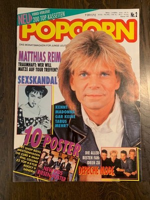 POPCORN 2/1991 - Matthias Reim, Depeche Mode, New Kids, Madonna - Komplett!