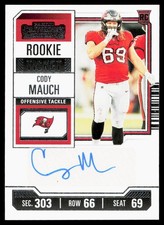 2023 Panini Contenders #169 Cody Mauch Rookie Ticket Auto