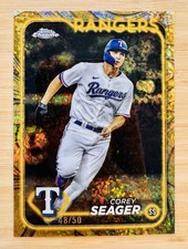 2024 Topps Gilded Collection Corey Seager Mini Diamond Refractor #/50 Rangers
