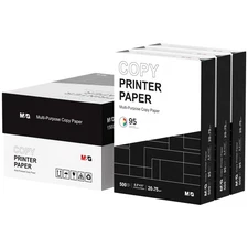 Multipurpose Copy Printer Paper, 8.5 x 11, 20lb, 3 Ream (1500 Sheets), 95 Bri...
