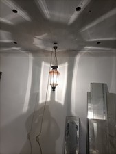Lampada a Sospensione Etnica Vintage  in Metallo e Vetro | Lanterna...