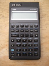 EXCELLENT Hewlett Packard HP 27S Scientific Calculator Vintage Original Case