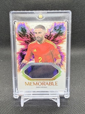 2026 Futera Dani Carvajal Memorable Match-Worn Shirt Relic Patch Card /18