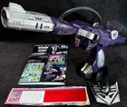 G1 1985 SHOCKWAVE • COMPLETE • WORKING w/TECH SPEC • VINTAGE G1 TRANSFORMERS