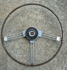 Original 1968 1969 Mg Mgb Mgc Banjo Steering Wheel Parts Or Repair Only
