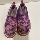 Minecraft Girls' Pink and Purple Canvas Slip-On Sneakers Youth Size 2 — photo 3