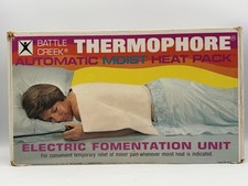 Vintage 1977 Battle Creek Thermophore Automatic Moist Heating Pack Pad 13 X 27