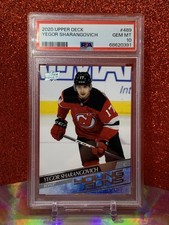 2020-21 Upper Deck Series 2 Yegor Sharangovich Young Guns PSA 10