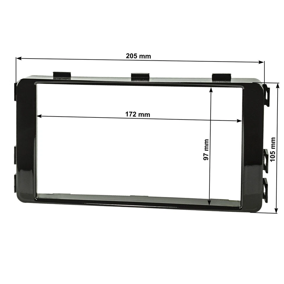 Cache radio 9 pouces tablette compatible avec Mitsubishi L200 à partir de... - Photo 4/4