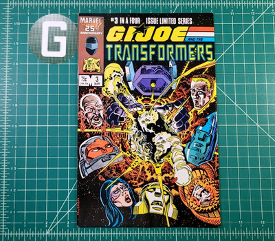 G. I. Joe And The Transformers #3 (1987) Classic Marvel Comics Trimpe VF/NM