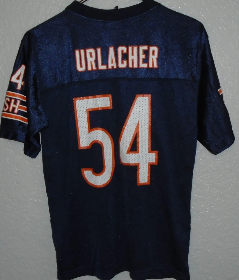 Camiseta deportiva de fútbol americano grande de la NFL Reebok Chicago Bears #54 Brian Urlacher de colección Foto 2 de 2