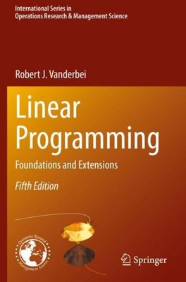 Linear Programming Robert J. Vanderbei
