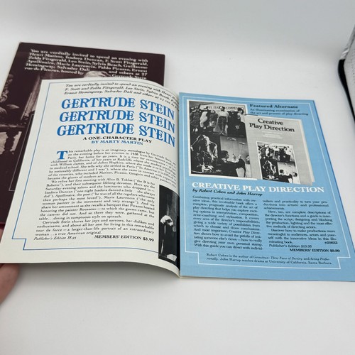 Gertrude Stein One-Character Play Marty Martin 1980 Book Club Edition - Picture 9 of 17