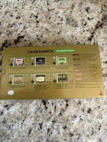 Nintendo Game and Watch: The Legend of Zelda Handheld Game System - New