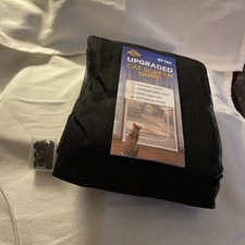 Upgraded Pet Screen Door Fits Door Opening Size Up to 30"x80" w/ tacks no tape.