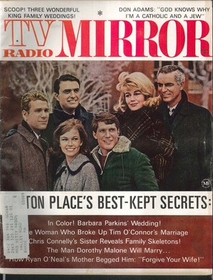 TV RADIO MIRROR Don Adams Barbara Parkins Tim O'Connor Ryan O'Neal 5 1966