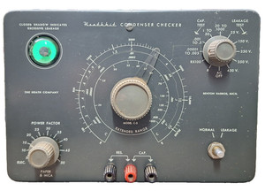 Vintage Heathkit Model C3 Condenser Checker Leakage Untested Powers On