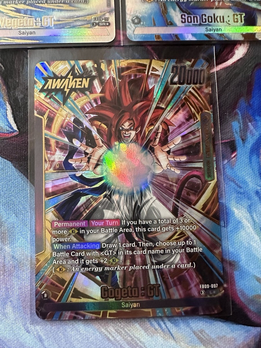 Dragon Ball Fusion World SON GOKU VEGETA GOGETA GT ALT LOT DUAL
