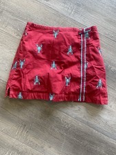 Lilly Pulitzer Girls Size 8 Lobster, Red And Blue Skort