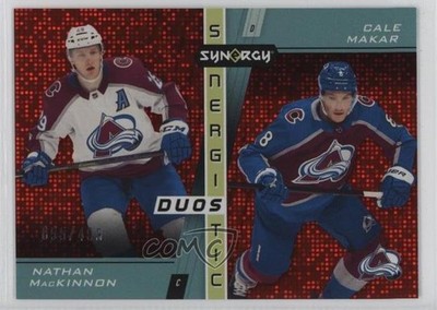 2021 Synergy Synergistic Duos Stars Red 55/499 Cale Makar Nathan MacKinnon 6o3