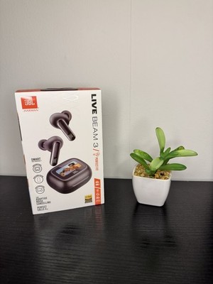 JBL Live Beam 3 True Wireless Bluetooth Ohrhörer Noise Cancelling Schwarz INT HK VR