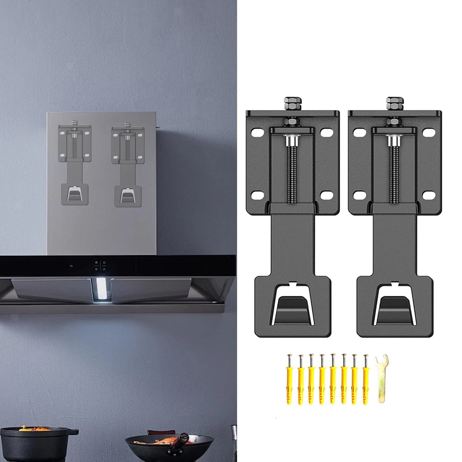 2 Pieces Range Hood Hanging Plates Hanging Brackets Professional Versatile
Opens in a new window or 