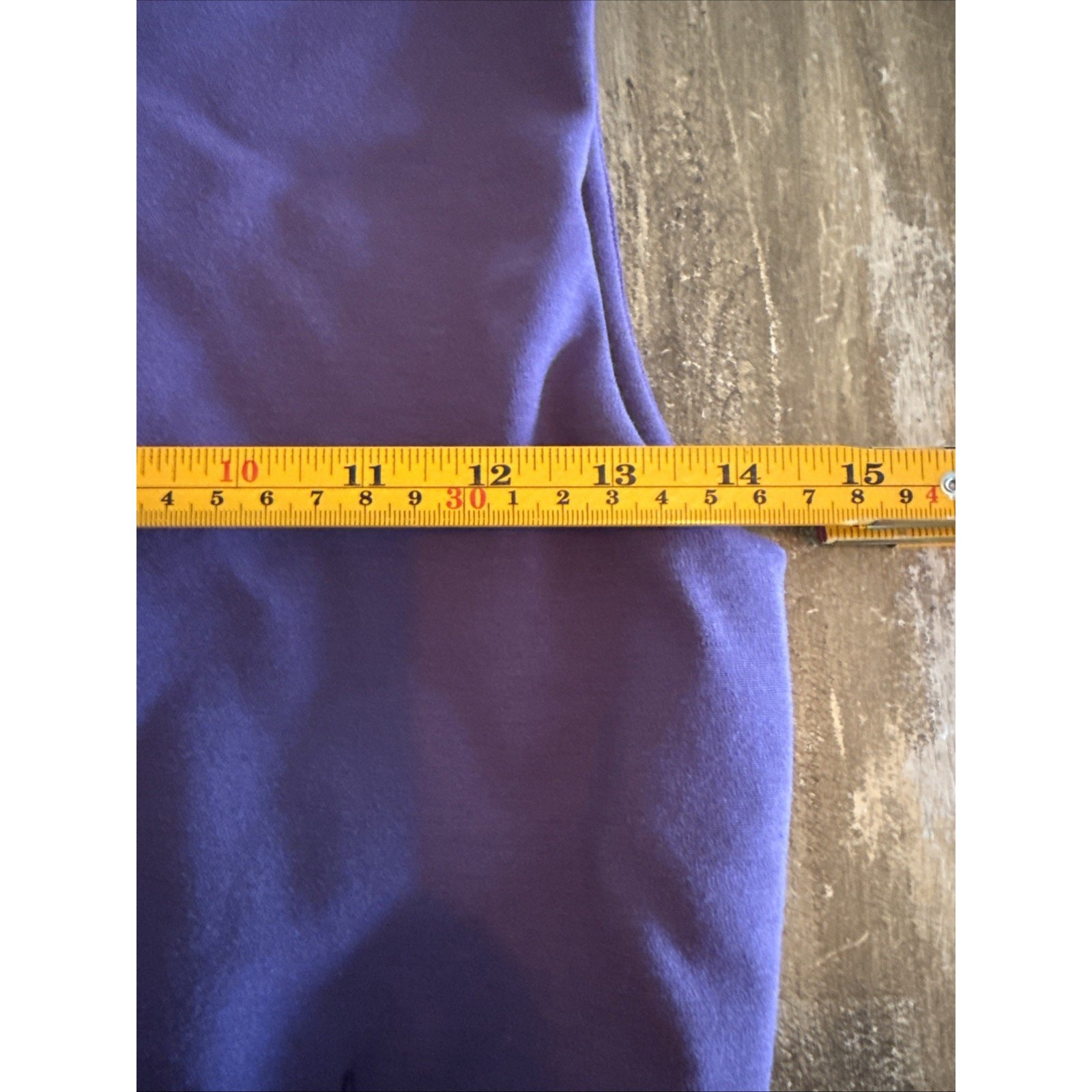 YSL Yves Saint Laurent Dress Aubergine Wool Blend Sleeveless FR36 Vintage thumbnail 5