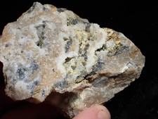 Rare! Enargite Crystals in Gold Ore COD claims Goldfield Dist. Esmeralda Co NV