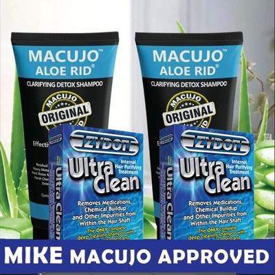 Hair Follicle Drug Test, Macujo Aloe Rid + Zydot Ultra Clean Shampoo (Pack Of 2)